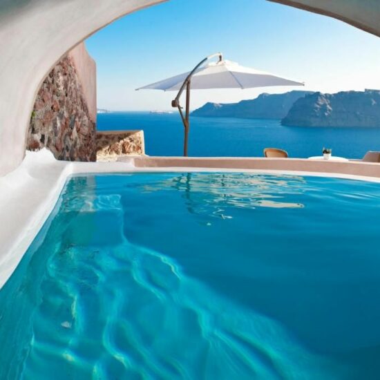 santorini villas