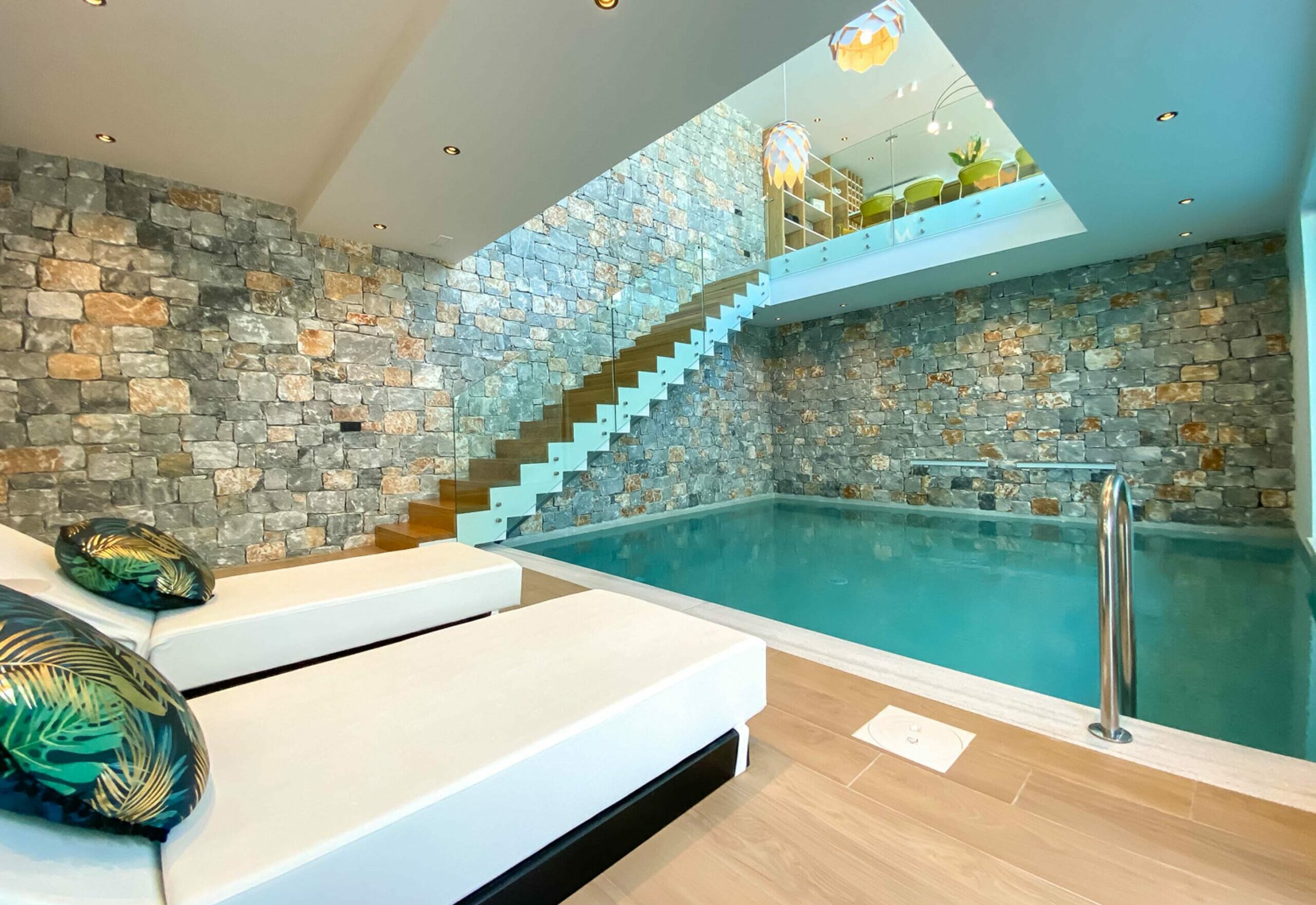 villa laria kissamos indoor heated pool