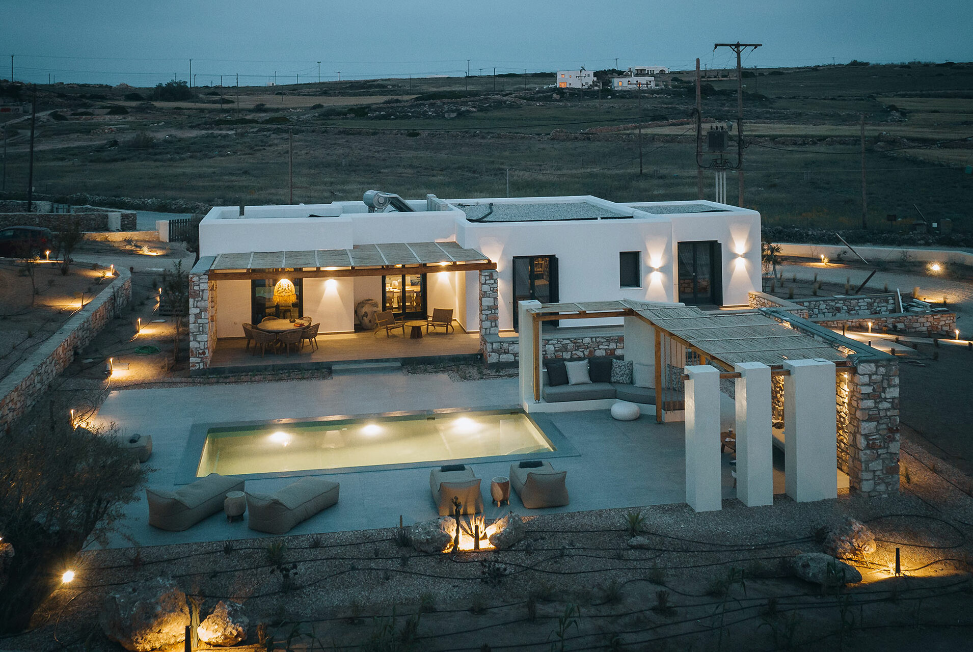 Villa Sky Anargyri paros luxury villa