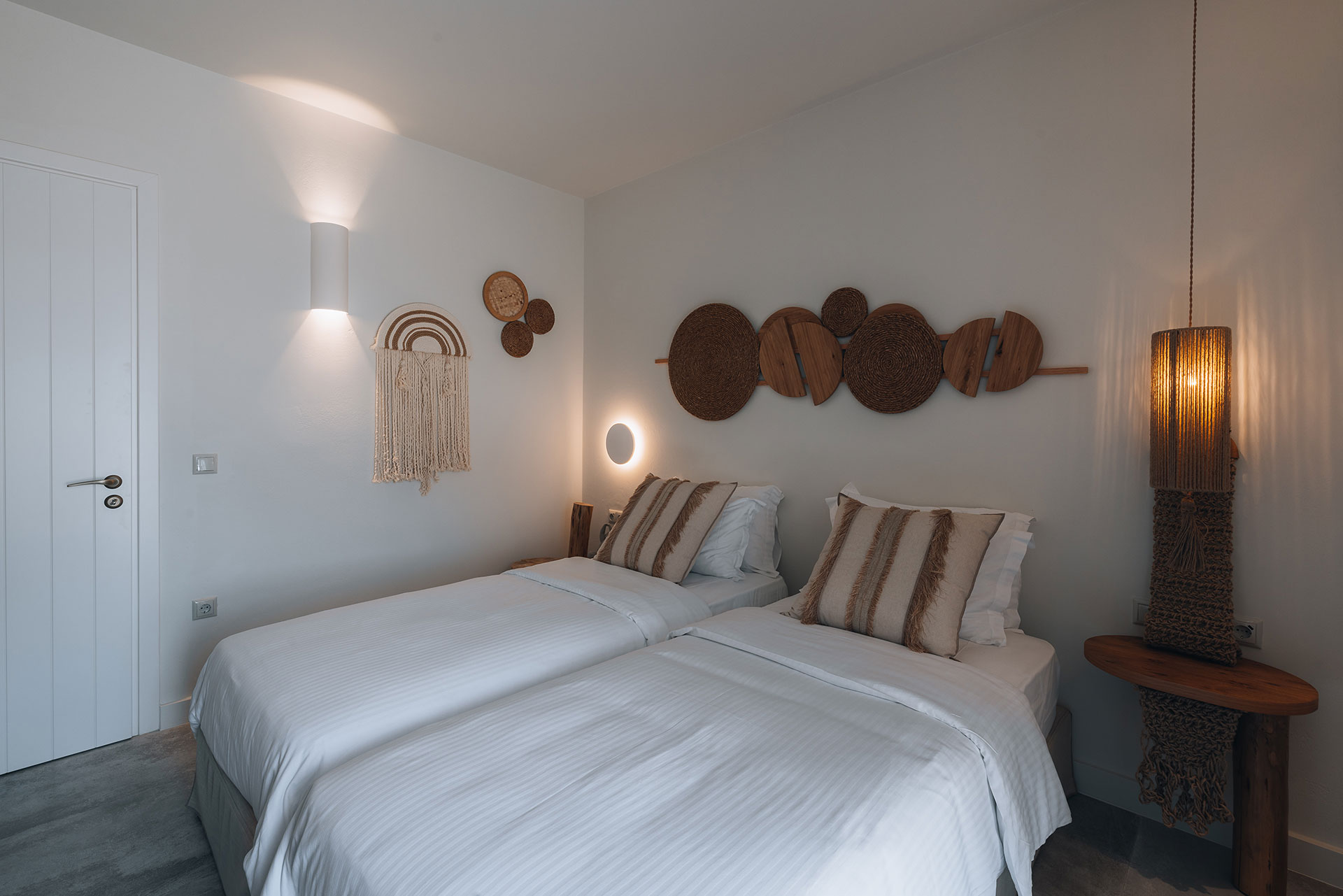 Villa Sky Anargyri paros bedrooms