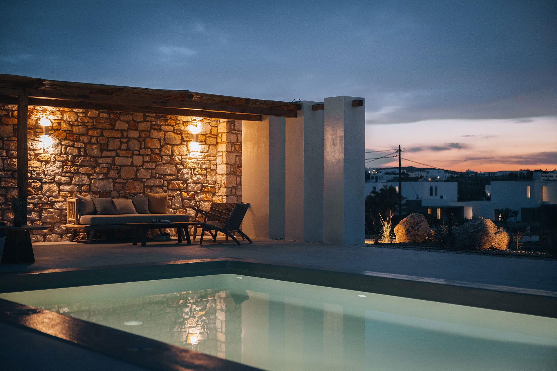 Villa Anargyri sun paros sundown