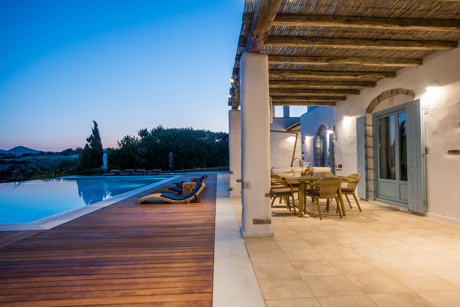 Villa apantima blue pool terrace