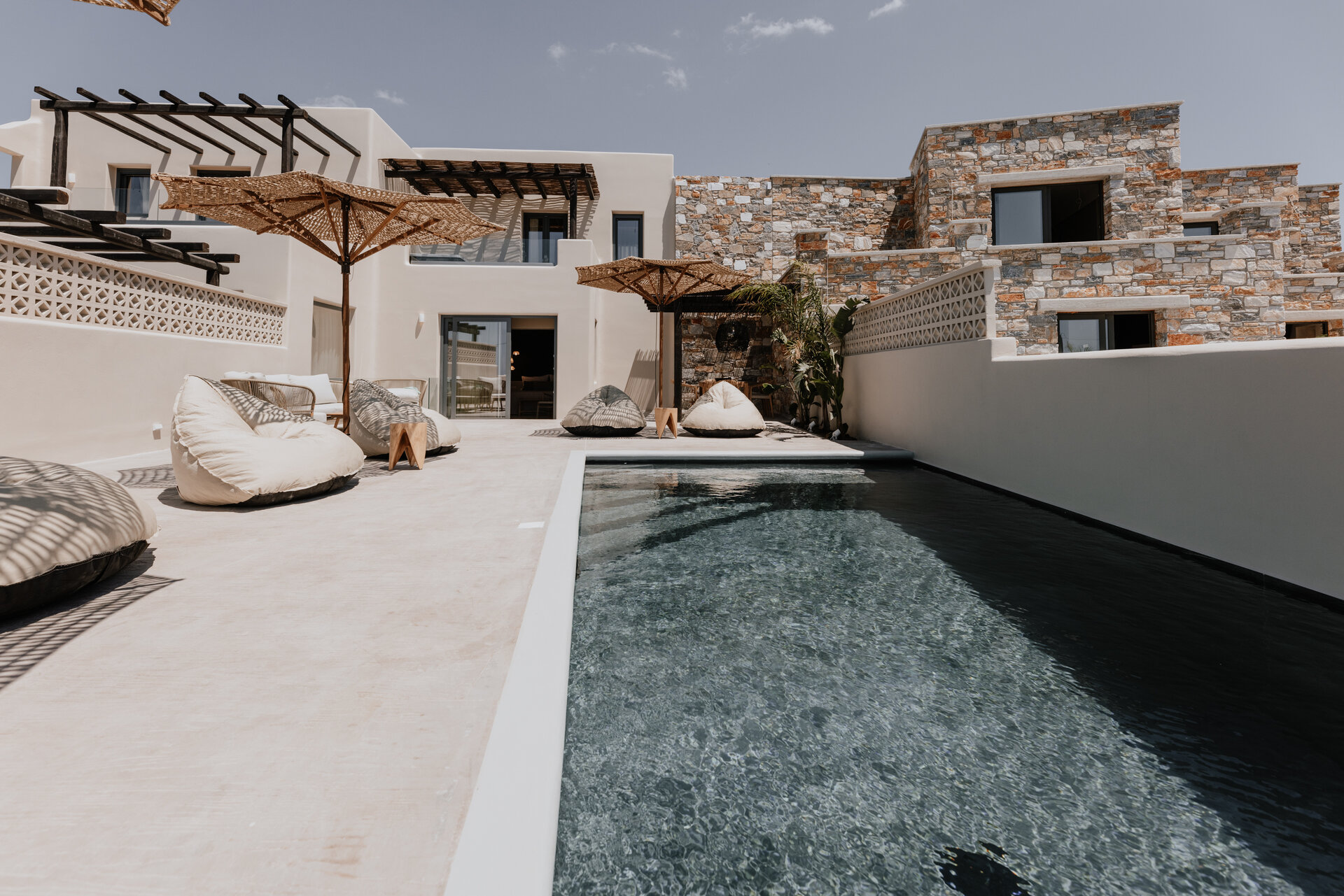 naxos villas with private pool