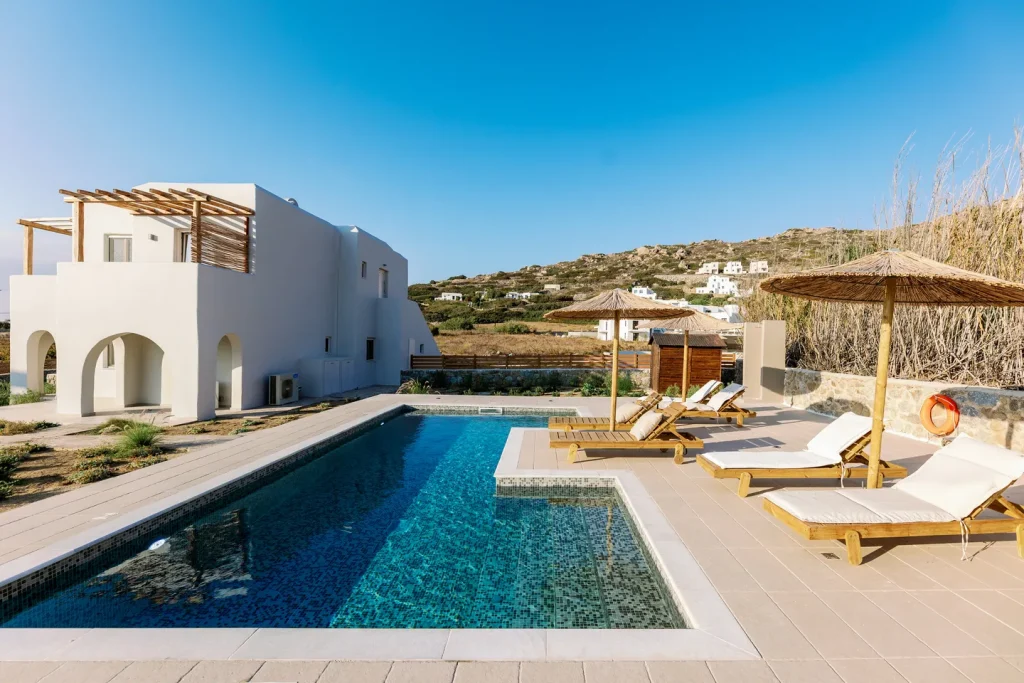 naxos villa rental