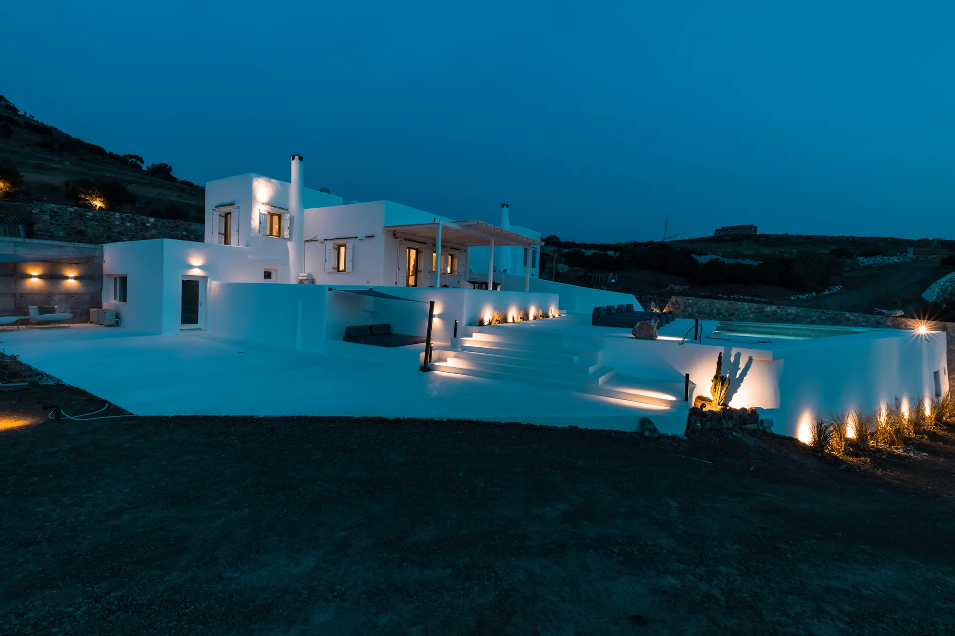 night villa Tranquillity Paros